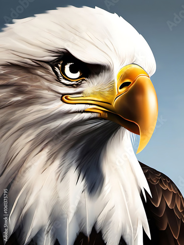 Bald Eagle Illustration