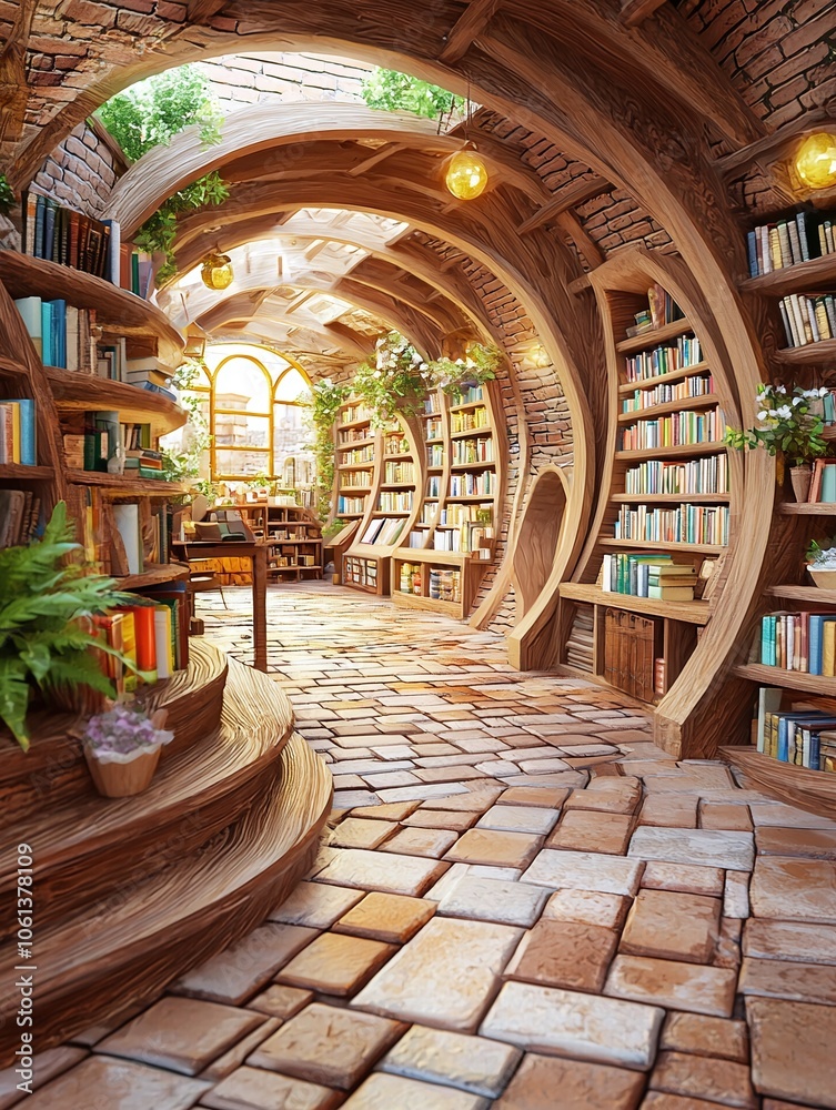 Obraz premium Magical Library.