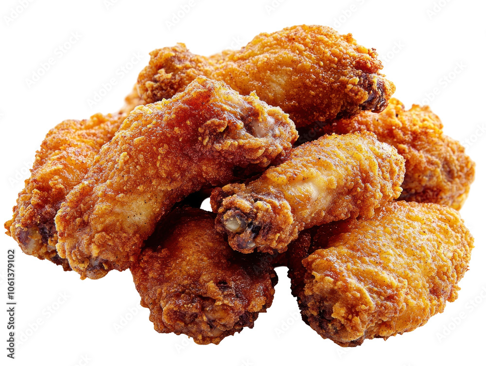 Crispy Golden Fried Chicken Wings Crispy Golden Fried Chicken Wings