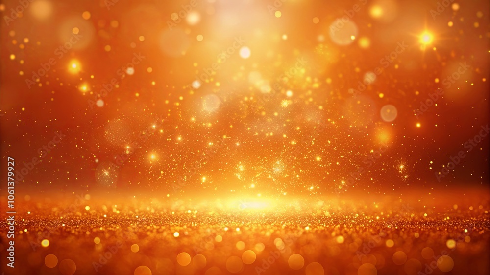 Obraz premium Shimmering Golden Dust, Sparkling and Radiant, Creating a Festive Atmosphere