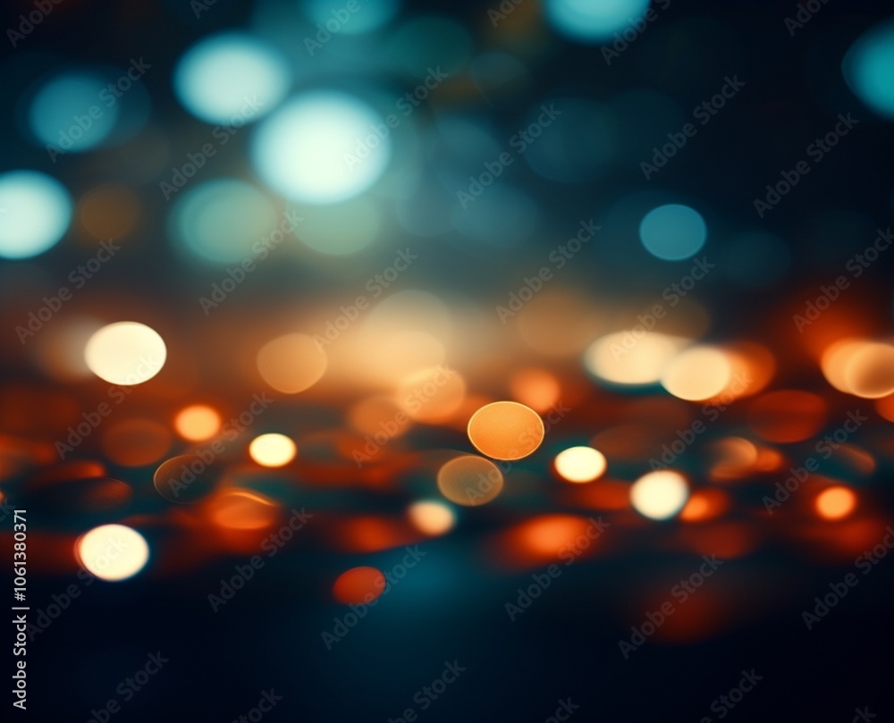 abstract background with bokeh