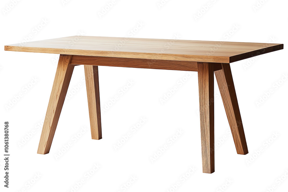 Simple Wooden Table with Modern Design Simple Wooden Table with Modern Design