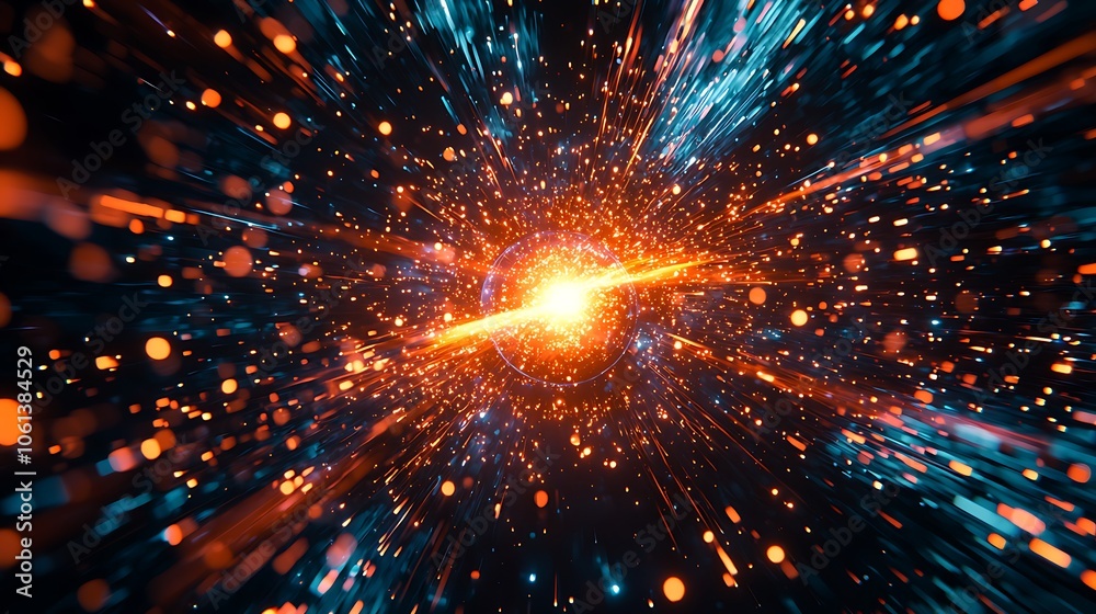 The stock photo features a futuristic AI core emitting a vibrant, glowing energy surrounded by intricate digital pathways, creating a visually stunning and technologically advanced aesthetic. The stock photo features a futuristic AI core emitting a vibrant, glowing energy surrounded by intricate digital pathways, creating a visually stunning and technologically advanced aesthetic.