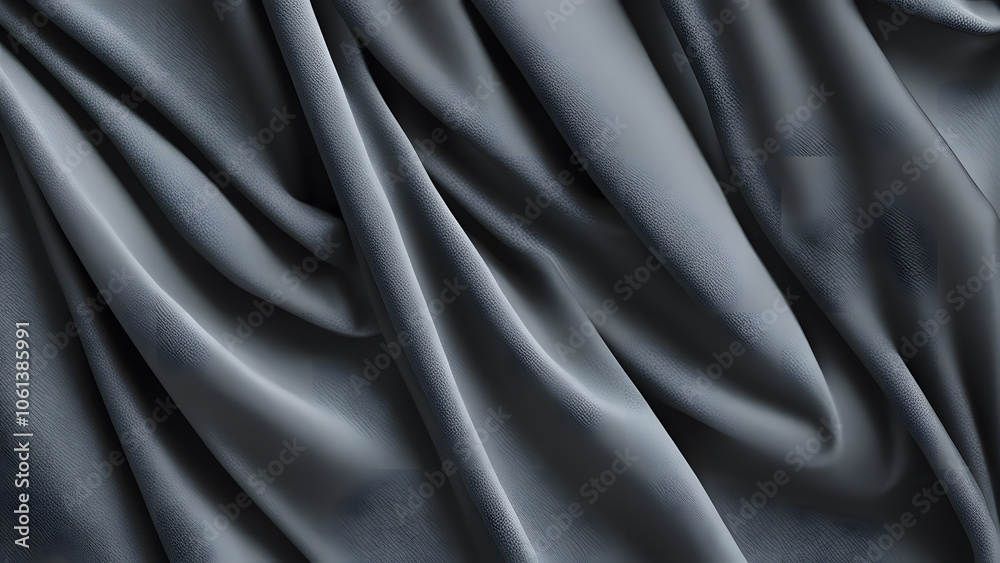 Obraz premium A piece of fabric with a pattern that is mostly black and white