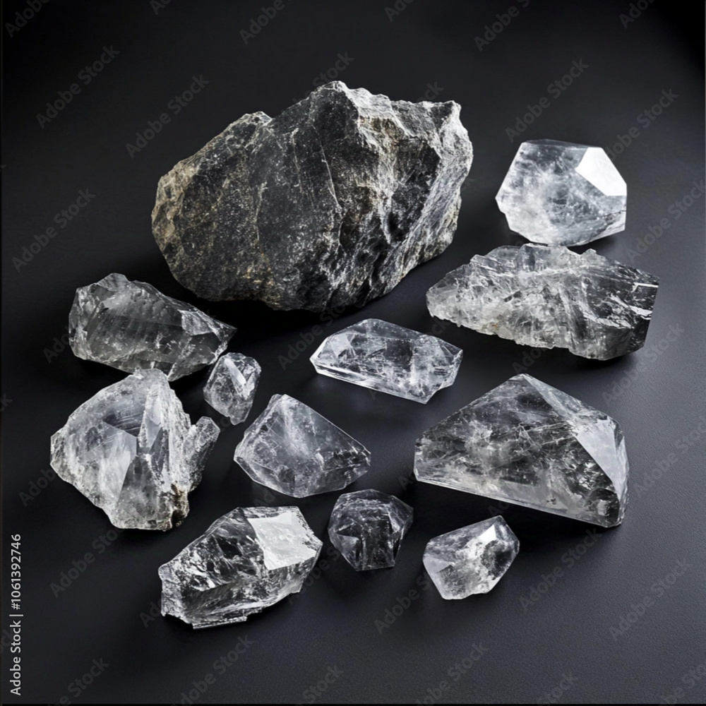 large and small elaborate, musgrave stones on a black background. The stones are ready for jewelry making. large and small elaborate, musgrave stones on a black background. The stones are ready for jewelry making.