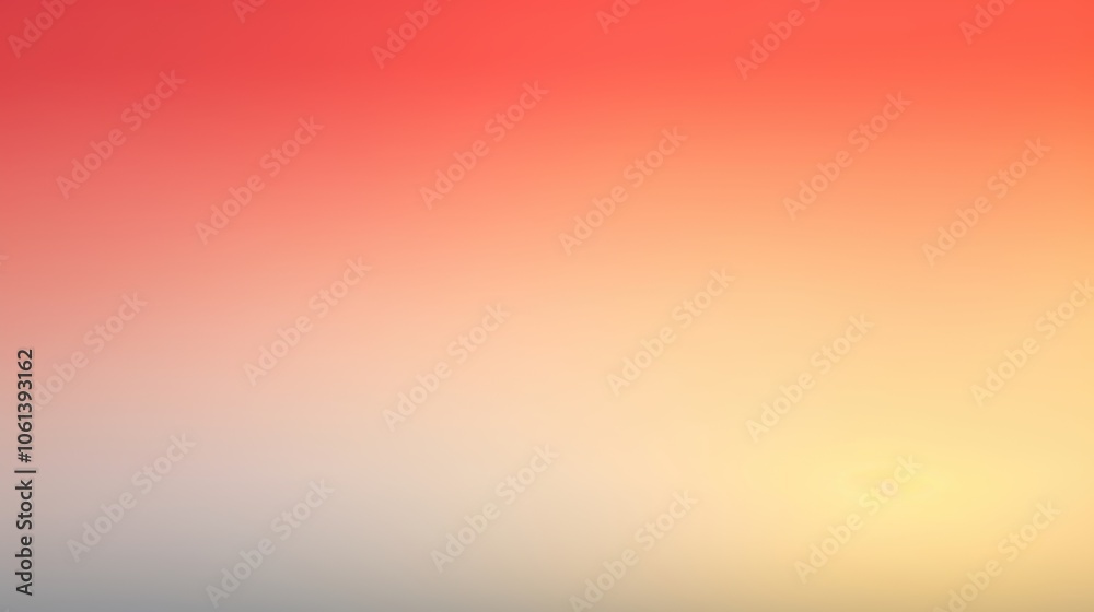 Naklejka premium Abstract Gradient Background with Smooth Curves and Rainbow Tones.