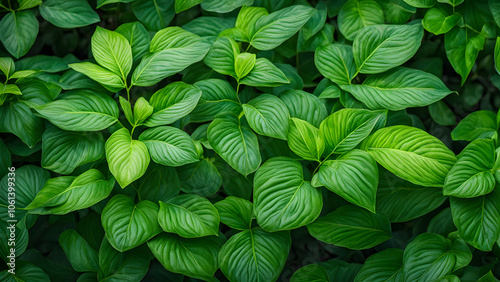 A lush green plant with many leaves