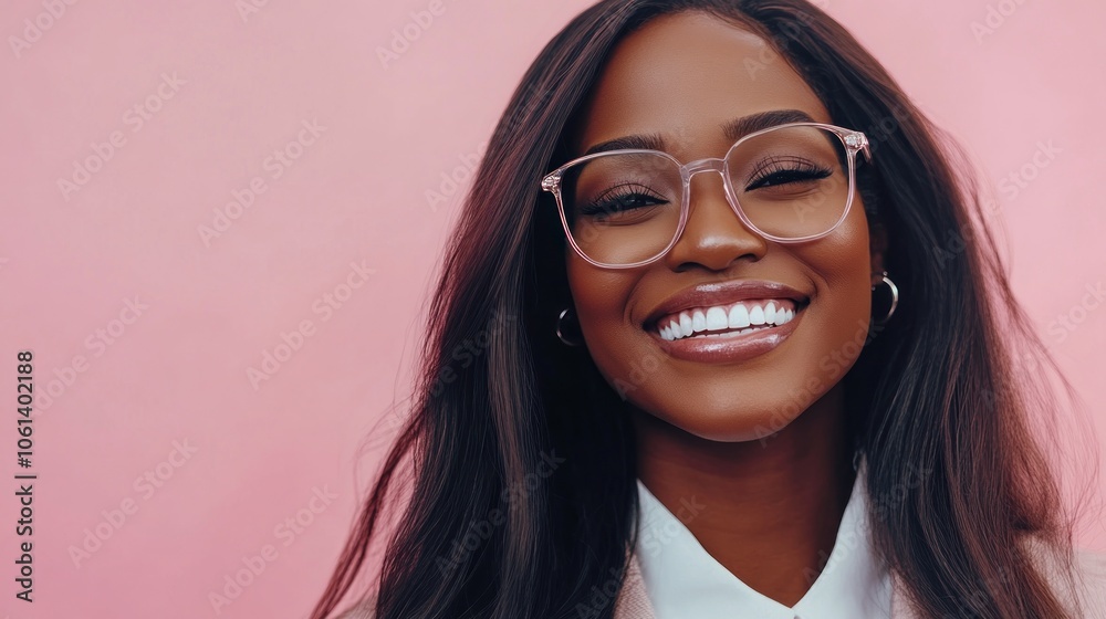 Portrait of a Beautiful Woman with a Smile