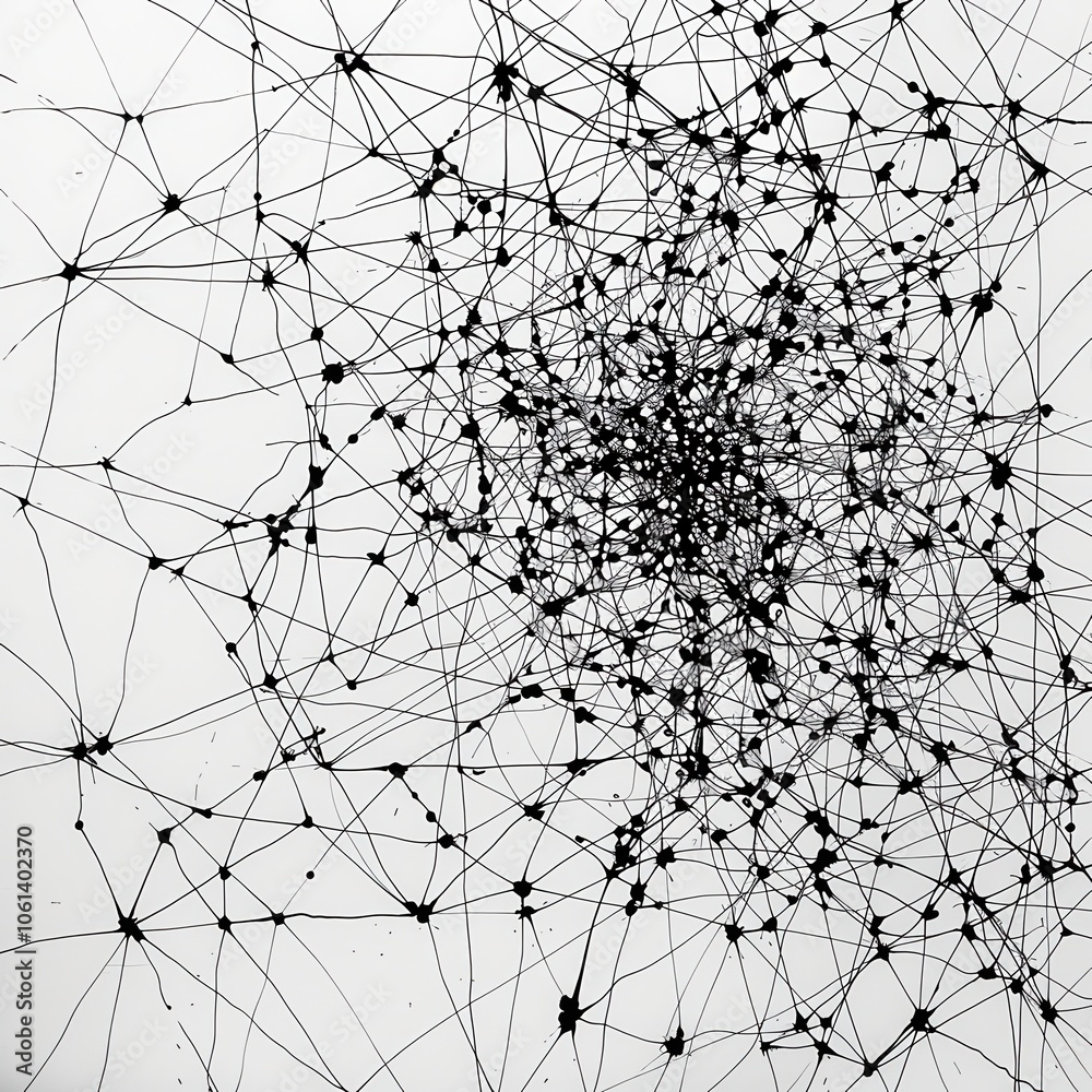 Intricate Lines Forming Complex Network Pattern Intricate Lines Forming Complex Network Pattern