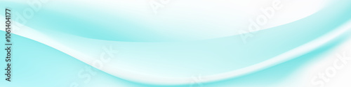 Abstract Blue and White Curved Lines Background