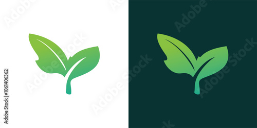 green leaf ecology nature element vector