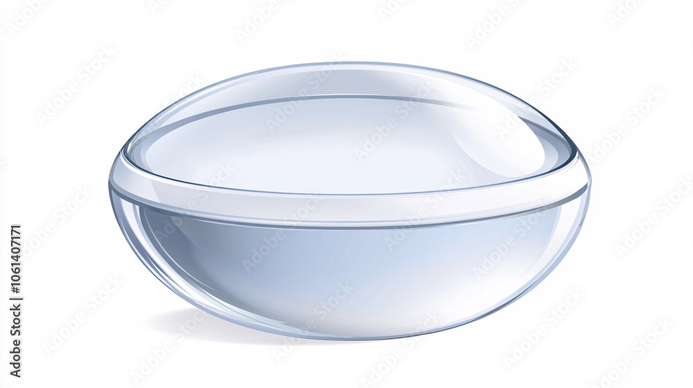 illustration of a contact lens from a detailed front view, set against a white background, perfect for eye care and optical health concepts. illustration of a contact lens from a detailed front view, set against a white background, perfect for eye care and optical health concepts.