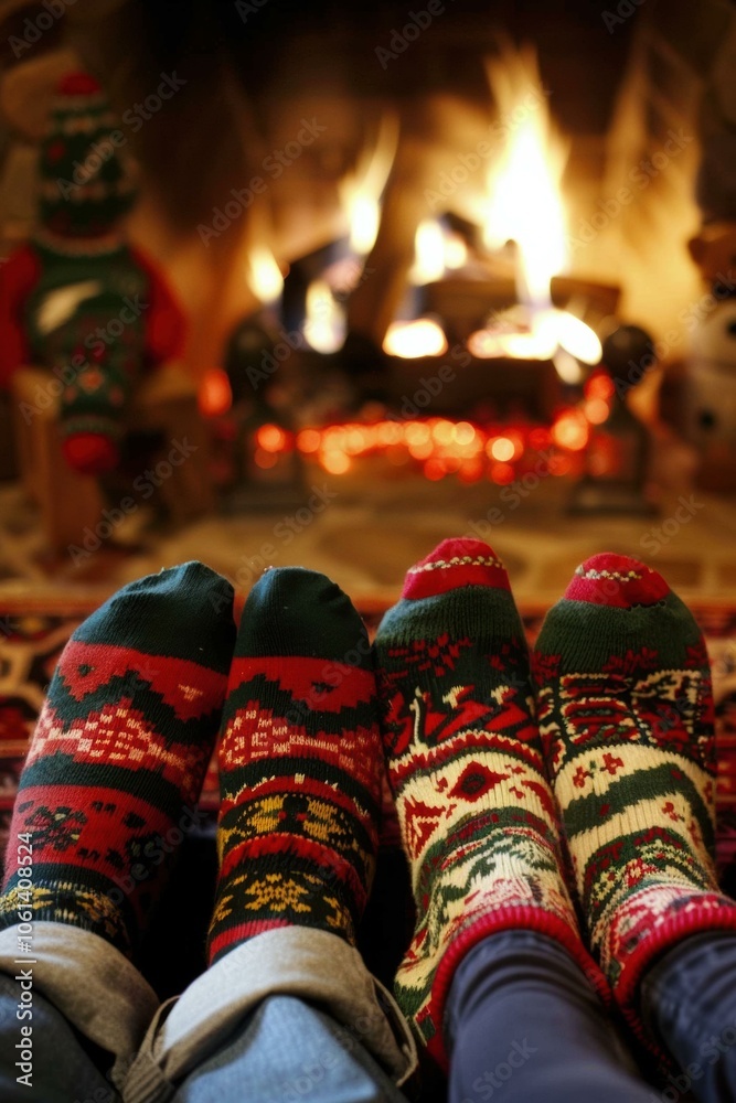 Warm and cozy by the fire. AI. Warm and cozy by the fire. AI.