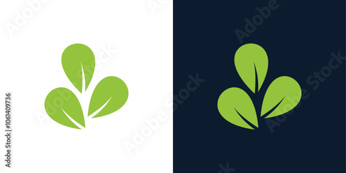leaf , leaves, ecology nature element vector logo design
