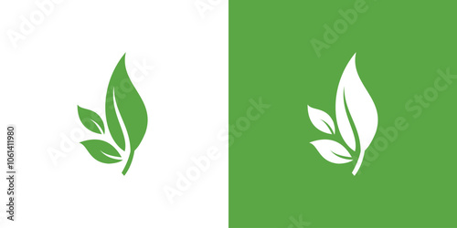Leaf  nature logo inspiration	