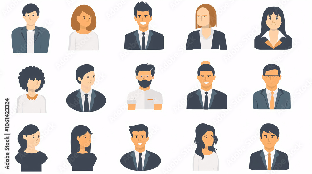 A set of business people icons representing meetings, teamwork, structure, communication, and group dynamics. A set of business people icons representing meetings, teamwork, structure, communication, and group dynamics.