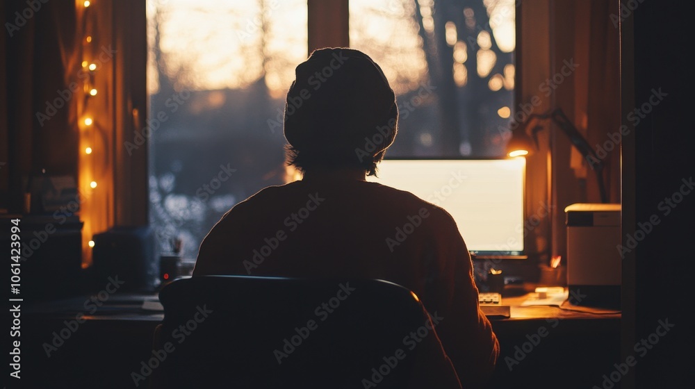 Cozy Corner: A Tranquil Moment at Sunset Cozy Corner: A Tranquil Moment at Sunset