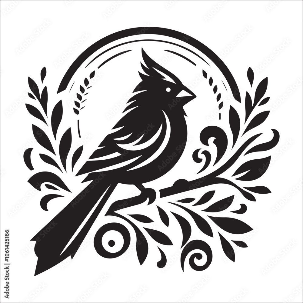 silhouette of a cardinal on white, Sketch of northern cardinal or redbird vector icon, Set of Cardinal Birds Silhouette, Northern cardinal silhouette of a cardinal on white, Sketch of northern cardinal or redbird vector icon, Set of Cardinal Birds Silhouette, Northern cardinal