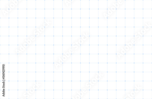 Blue grid paper with dot background