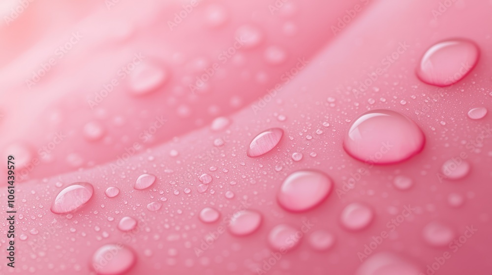 Close-up of pink petals with dew drops, creating a fresh and vibrant atmosphere. macro texture background. Close-up of pink petals with dew drops, creating a fresh and vibrant atmosphere. macro texture background.