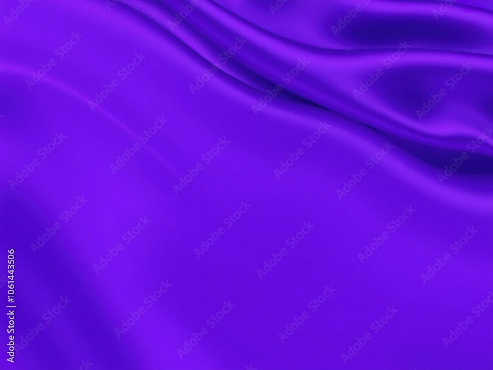 Obraz premium Abstract silk fabric with smooth texture in shades of blue and purple, luxurious, silk, abstract