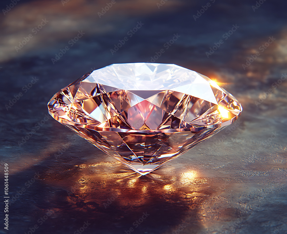 stunning vector graphic of white diamond reflecting light, showcasing its brilliant facets and clarity. diamond intricate cuts create mesmerizing sparkle, enhancing its luxurious appeal stunning vector graphic of white diamond reflecting light, showcasing its brilliant facets and clarity. diamond intricate cuts create mesmerizing sparkle, enhancing its luxurious appeal