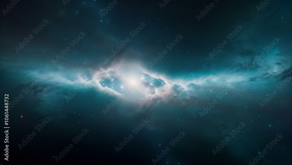 Obraz premium Elegant Sky with swirling nebula patterns