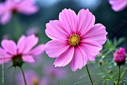  cosmos crush a delicate feathery cosmos in a vibrant pink hue