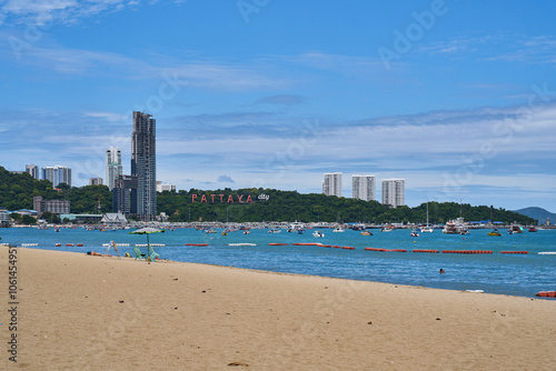 The beach of Pattaya, Thailand