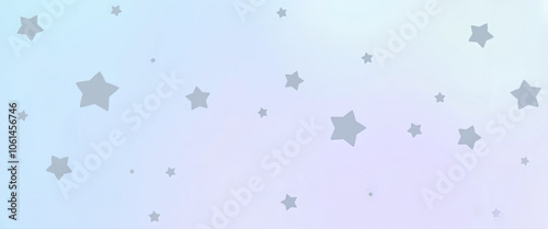 Dreamy Stars Pattern in Pastel Colors for Whimsical Nursery Décor