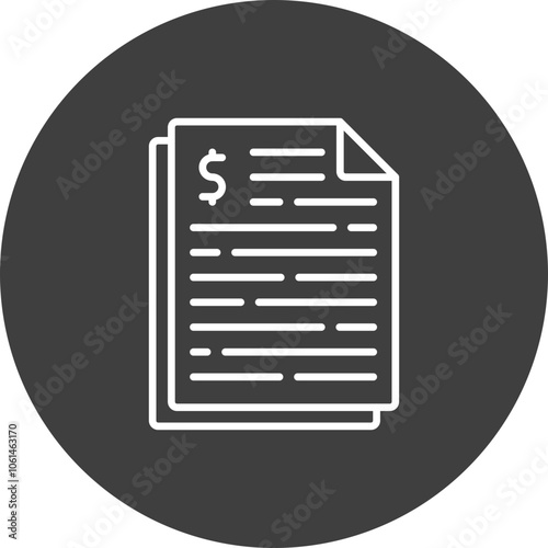 Bank Statement Icon
