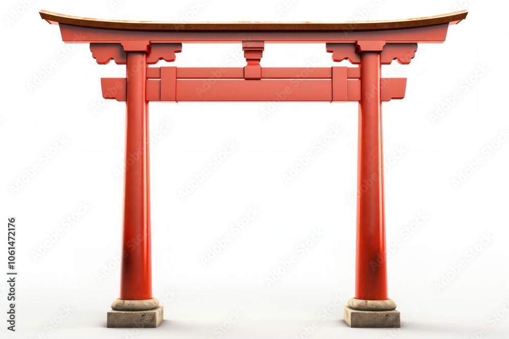 Japanese architecture column torii. Japanese architecture column torii.