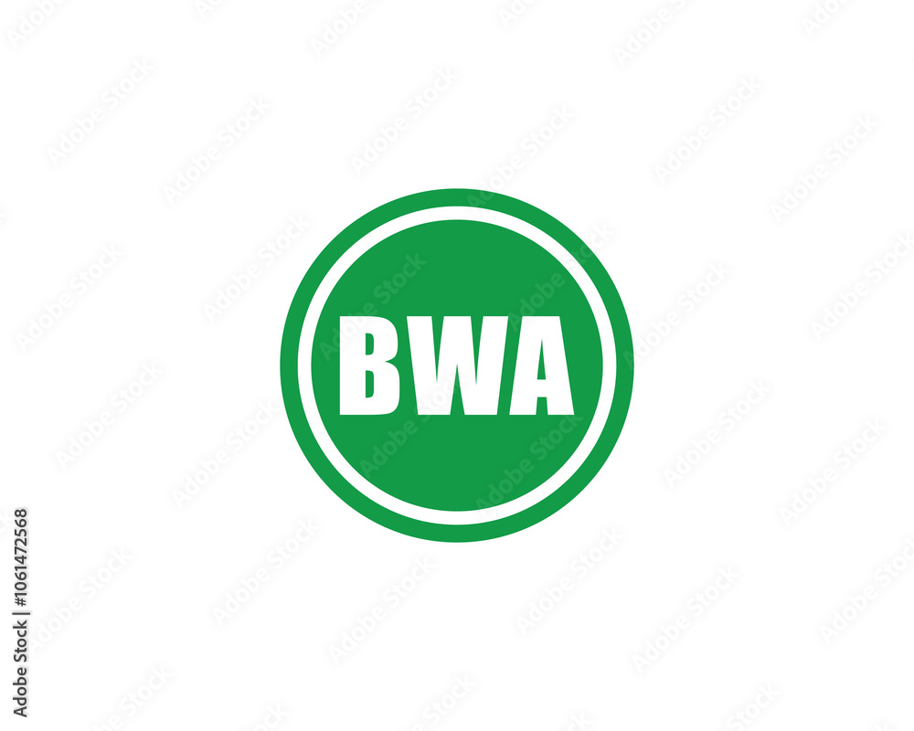 BWA logo design vector template. BWA BWA logo design vector template. BWA