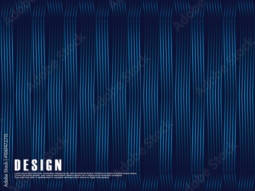 Premium background design with diagonal dark blue stripes pattern. Vector horizontal template for digital lux business banner, contemporary formal invitation, luxury voucher, prestigious gift certific