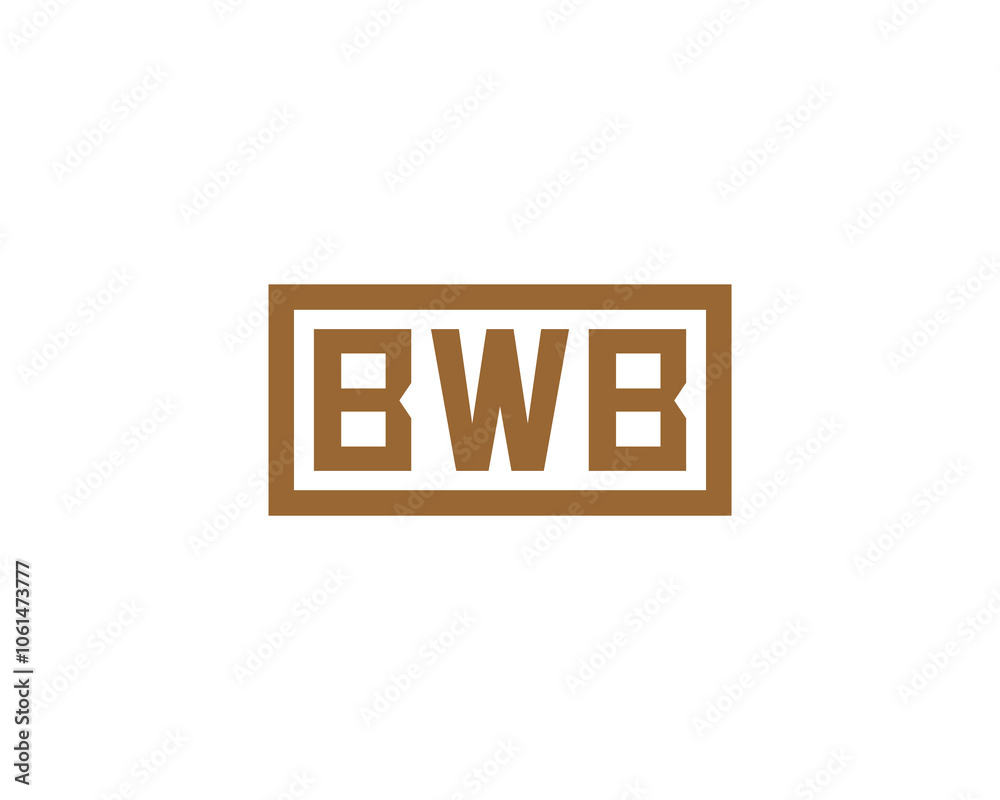 BWB logo design vector template. BWB BWB logo design vector template. BWB