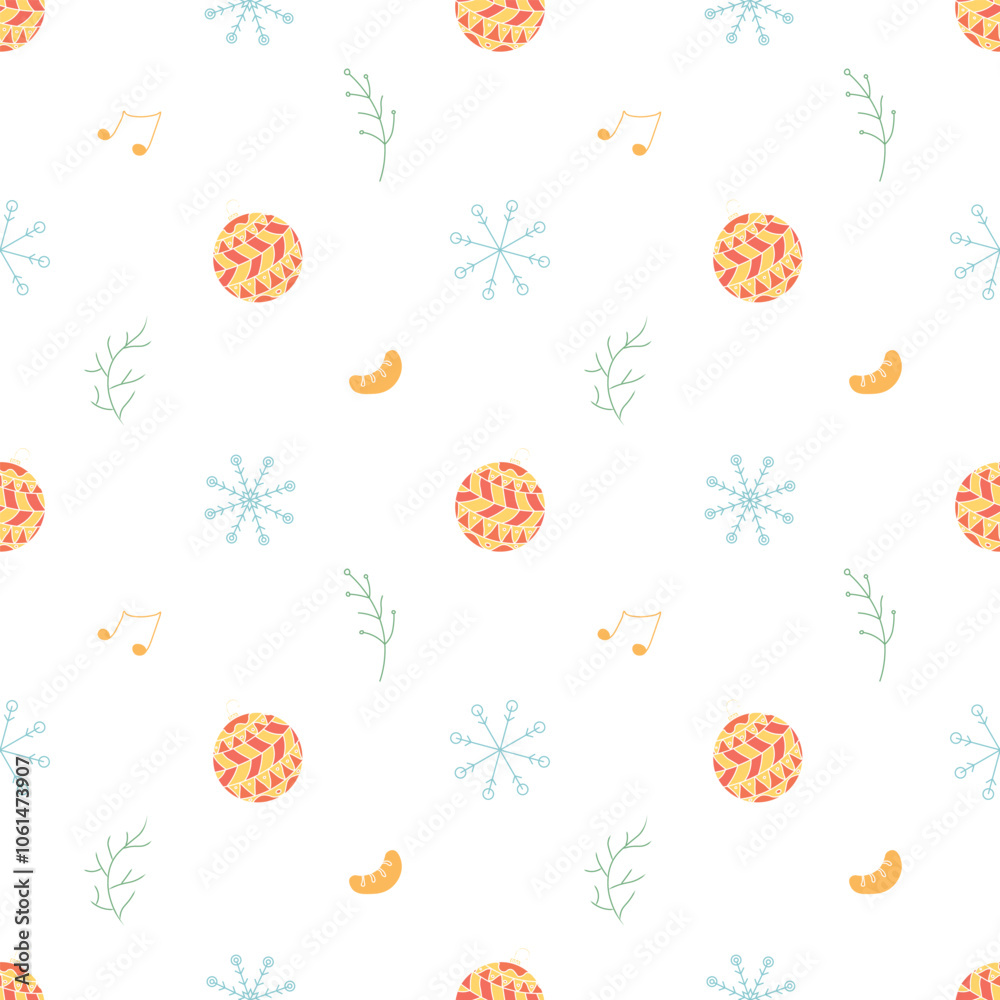 Seamless christmas pattern. New year background Seamless christmas pattern. New year background