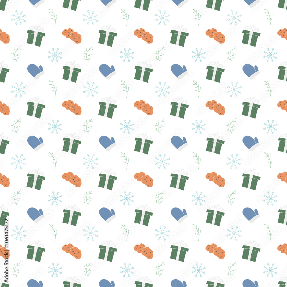 Seamless christmas pattern. New year background Seamless christmas pattern. New year background