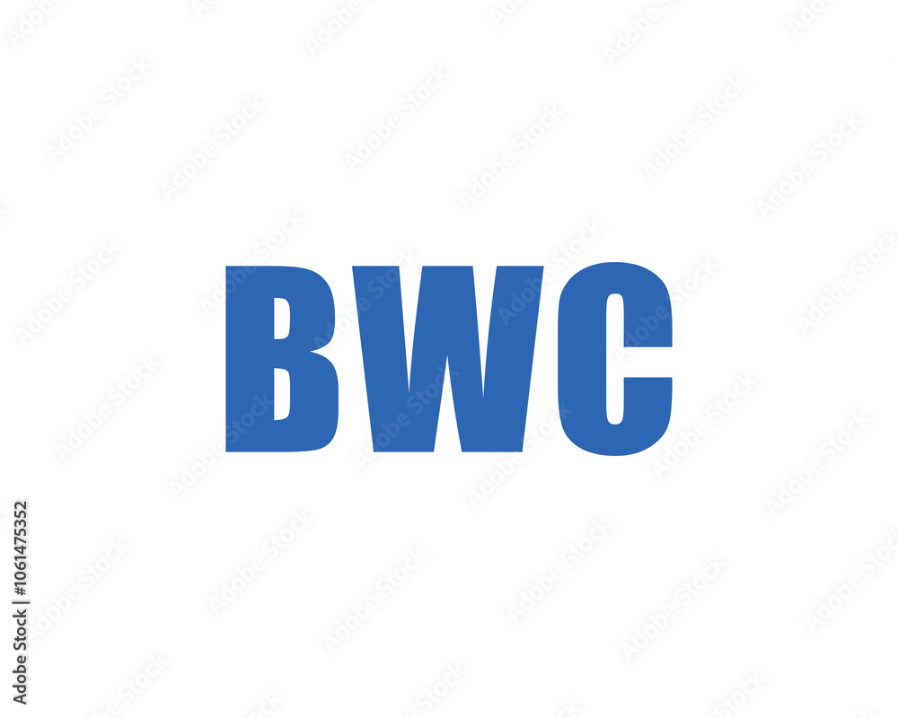 BWC logo design vector template. BWC BWC logo design vector template. BWC