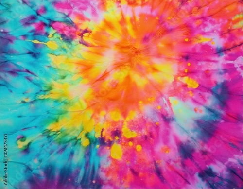 Tie dye is a vibrant color that is very colorful