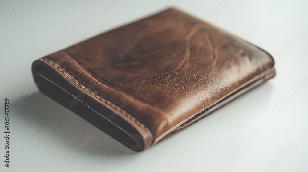 A beautifully crafted leather wallet rests on a smooth surface, its rich, warm hues emanating a sense of timeless elegance and quality craftsmanship. A beautifully crafted leather wallet rests on a smooth surface, its rich, warm hues emanating a sense of timeless elegance and quality craftsmanship.