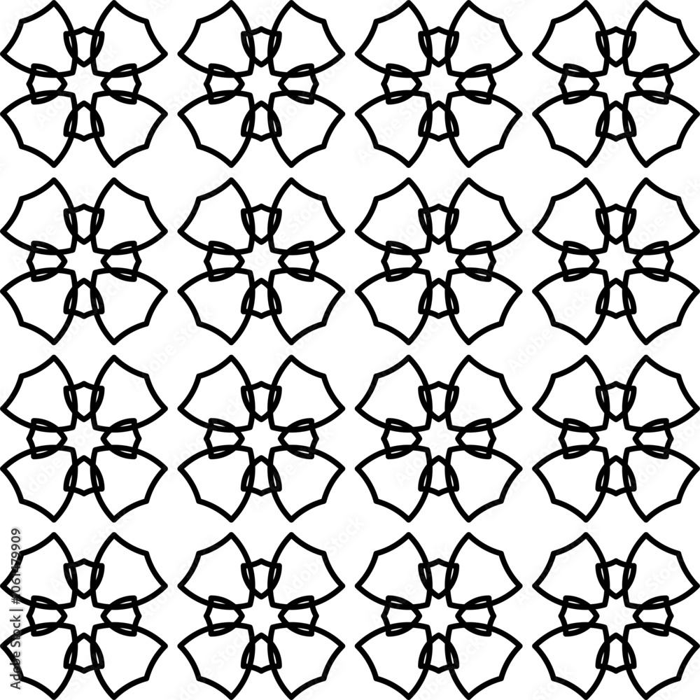 Naklejka premium Vector Geometric Seamless Patterns Collection