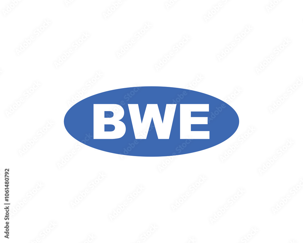 BWE logo design vector template. BWE BWE logo design vector template. BWE
