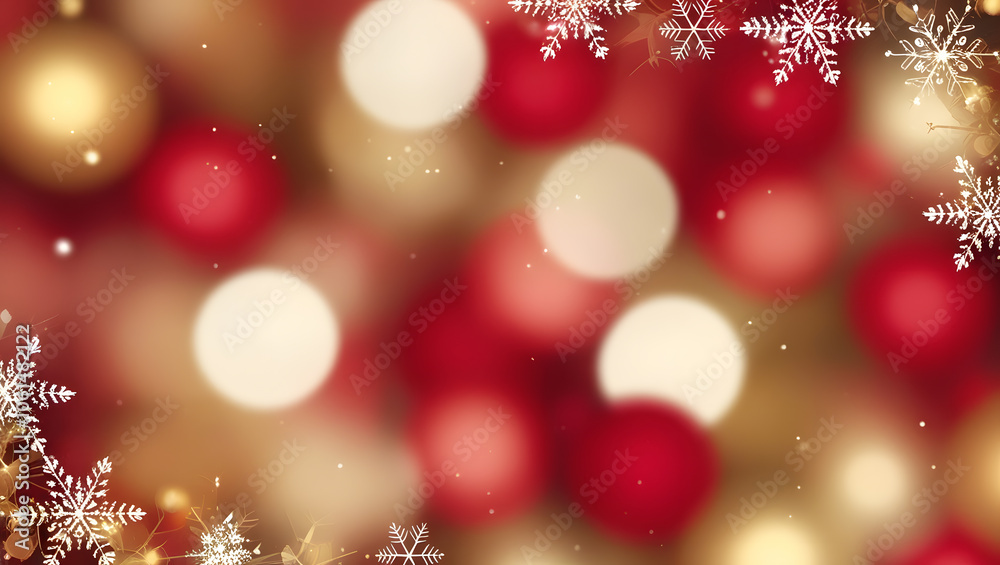 red christmas background with snowflakes red christmas background with snowflakes