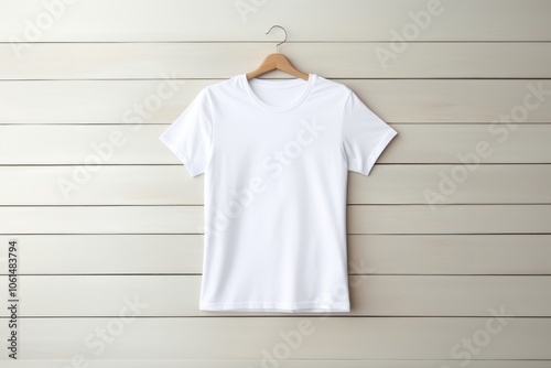 White Male Tshirt Mockup undershirt clothing apparel.