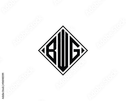 Free Download BWG logo design vector template. BWG - GFXLoad
