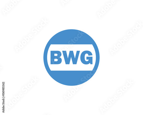 Free Download BWG logo design vector template. BWG - GFXLoad