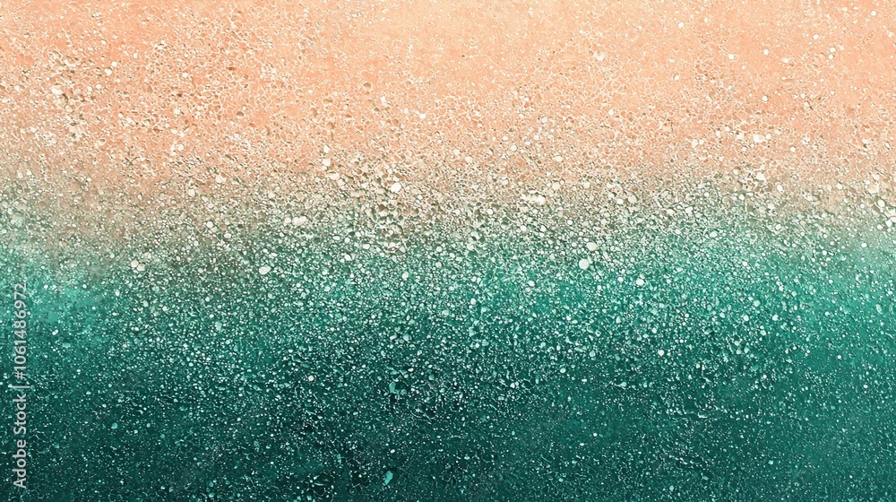 Fototapeta premium Abstract gradient background featuring earthy tones of peach and teal, suitable for design projects.
