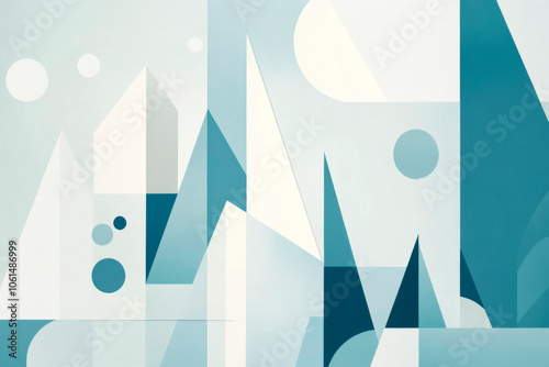 Geometrische Landschaft photo