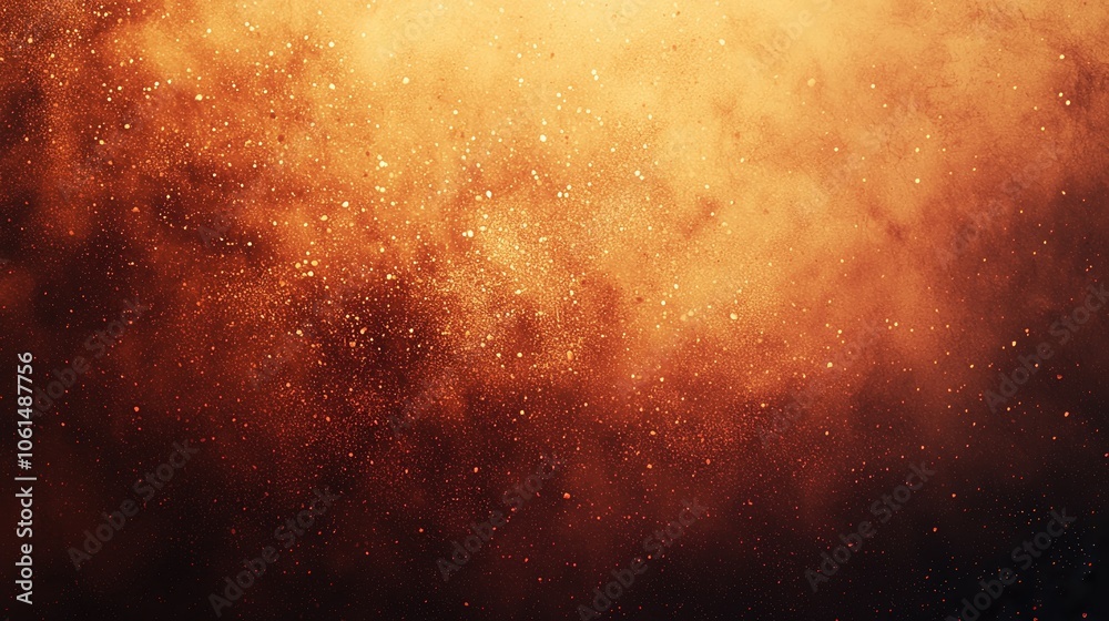 An energetic blend of warm colors and sparkling particles creates a dynamic abstract background. An energetic blend of warm colors and sparkling particles creates a dynamic abstract background.