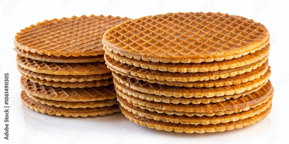 Stack of Fresh Stroopwafels Isolated on Transparent Background - Delicious Dutch Treats, Sweet Caramel Filling, Perfect Dessert, Crispy Wafers, Ideal for Coffee Pairing, Gourmet Snack Stack of Fresh Stroopwafels Isolated on Transparent Background - Delicious Dutch Treats, Sweet Caramel Filling, Perfect Dessert, Crispy Wafers, Ideal for Coffee Pairing, Gourmet Snack